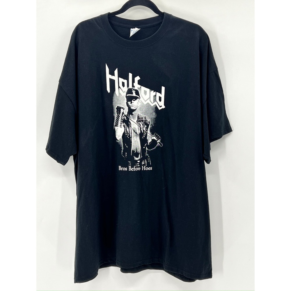 Halford Band Tee Mens 3XL Black Rob Halford Judas‎ Priest Bros Before Hoes Shirt